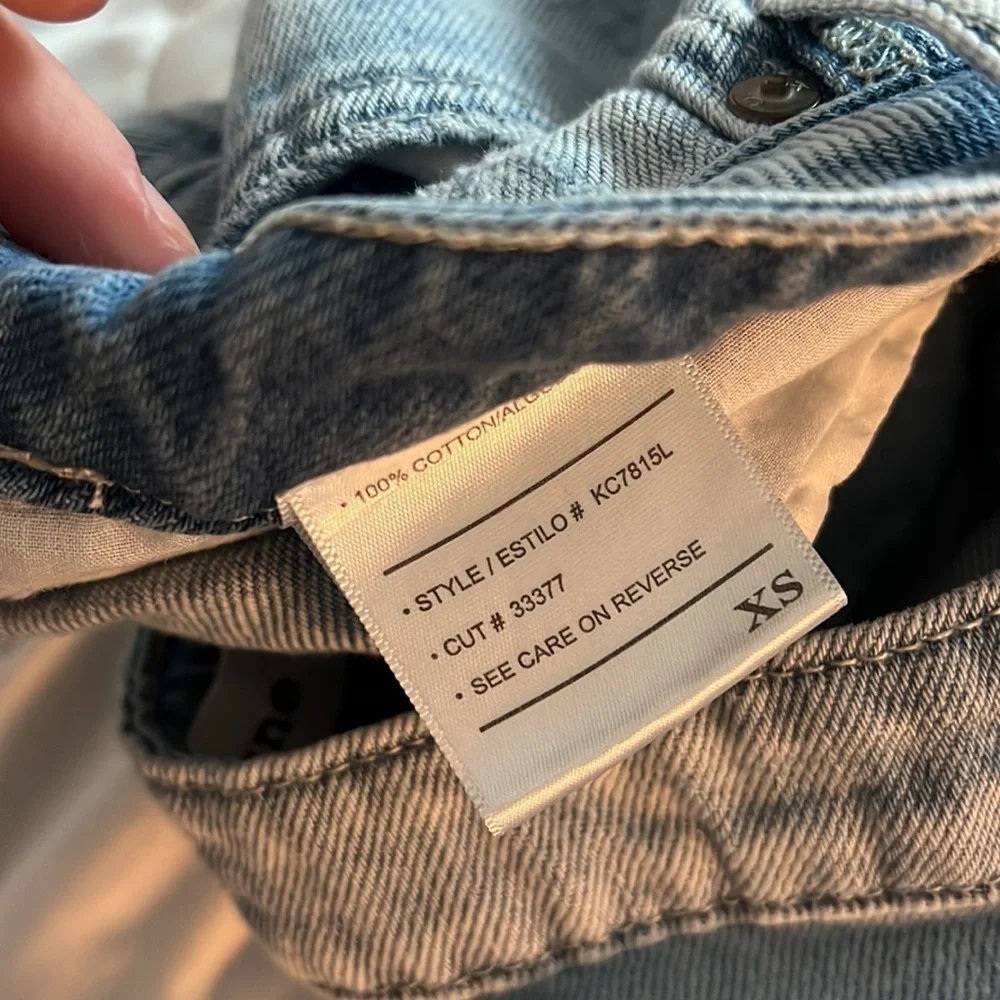 June and jo - denim shorts- blue jean- size XS